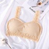 Women Lace Tank Crop Tops Female Sexy Crop Top with Padded Camis Women Street Fashion Girls Vest Cropped Tee Camisole Femme