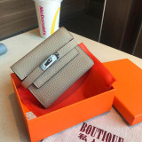 San Maries Super Gift !! Luxury Women Wallets And Purses Famous Brand Designer Short Genuine Leather Girls Wallet High Quality