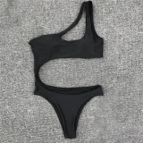 MIOFAR Women's Swimwear One Piece Swimsuit Swimsuit Women's Irregular Sexy Beach Women's Backless Swimwear Ladies Bodysuit