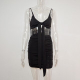 MIOFAR New Sexy V Neck Lace Up Backless Spring Dress Women Hollow Out Bandage Bodycon Mini Dress Sexy Party Dresses MIOFAR New Sexy V Neck Lace Up Backless Spring Dress Women Hollow Out Bandage Bodycon Mini Dress Sexy Party Dresses