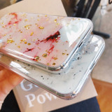 Luxury Gold Foil Bling Marble Phone Case For iPhone