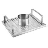 Stainless Steel Dancing Chicken Grill Rack Turkey Grill Chicken Holder Outdoor Household Portable Hand Plate Rack Barbecue Tools