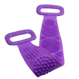 Magic Silicone Brushes Bath Towels Rubbing Back Mud Peeling Body Massage Shower Extended Scrubber Skin Clean Brushes Bathroom