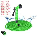25FT-250FT Garden Hose Expandable Magic Flexible Water Hose EU Hose Plastic Hoses Pipe With Spray Gun To Watering Car Wash Spray