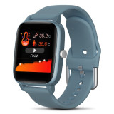 2020 NEW T68 Smart Watch Men Body Temperature Measure Heart Rate Blood Pressure Oxygen Bracelet Call Reminder Smart Watch Black