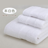 3 Pieces Set 100% Cotton Handkerchief+Face Cloth+Bath Towels Family Terry Towels Bathroom Set Gift Bath Towel Sets 17 Colors