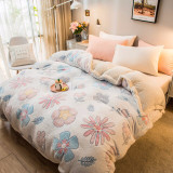 Pineapple Avocado Pattern Super Soft Raschel Blanket Thick Coral Fleece Plush Duvet Cover Double Side Warm Blankets For Bed