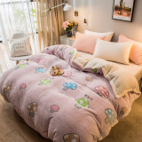 Pineapple Avocado Pattern Super Soft Raschel Blanket Thick Coral Fleece Plush Duvet Cover Double Side Warm Blankets For Bed