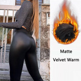 Winter Leather Leggings Women Sexy Night Club Hip Lifting Casual Black Plus Size 5XL PU Pants High Waist Warm Leggings Fashion Winter Leather Leggings Women Sexy Night Club Hip Lifting Casual Black Plus Size 5XL PU Pants High Waist Warm Leggings Fashion
