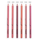 Fexport lipliner pen 6pcs/set sexy red rose gold lip