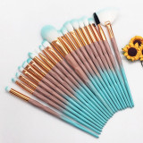 20pcs Diamond Makeup Brush Set Eye Brush Beauty