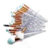 20pcs Diamond Makeup Brush Set Eye Brush Beauty