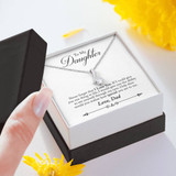 "To My Daughter" Alluring Beauty Pendant Necklace Gift Set