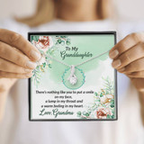 To My Granddaughter Alluring Beauty Necklace