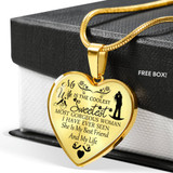 To My Wife Luxury Necklace - Pendant Romantic Chain - Best Gift For Her 338WSO