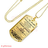 To My Daughter Dog Tag: I Love You So Much 28DAB0