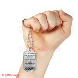 To My Daughter Dog Tag: I Love You So Much 28DAB0