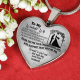 To My Wife Luxury Necklace - Pendant Romantic Chain - Best Gift For Her – Amazing Necklace 251WSO