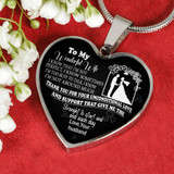 To My Wife Luxury Necklace - Pendant Romantic Chain - Best Gift For Her – Amazing Necklace 251WS