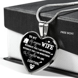 To My Wife Luxury Necklace - Pendant Romantic Chain - Best Gift For Her 249WS
