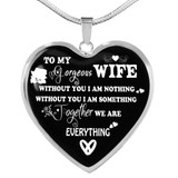 To My Wife Luxury Necklace - Pendant Romantic Chain - Best Gift For Her 249WS