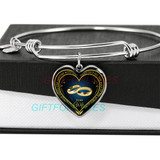 To my wife: Gift Ideas for wife, beautiful wife bangle, wife bangle, to my wife bangle, best gifts for wife, birthday gifts for wife, husband and wife bangle 916fwgb