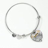 To my wife: Gift Ideas for wife, beautiful wife bangle, wife bangle, to my wife bangle, best gifts for wife, birthday gifts for wife, husband and wife bangle 910fwbb