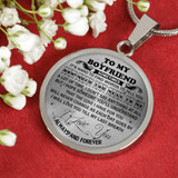To My Boyfriend Luxury Necklace: Necklace For Boyfriend, Valentine Gift For Boyfriend, Unique Gift For Boyfriend 558BO