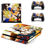 Dragon Ball Super PS4 Stickers Play station 4 Skin Sticker Decals Cover For PlayStation 4 PS4 Console and Controller Skins Vinyl
