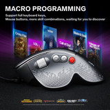 High-End Optical Professional Gaming Mouse With 7 RGB Lights USB Computer Mouse Gamer 4800dpi Game Mouse For PC LOL CS