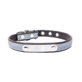 Reflective Leather Customized Cat Collar