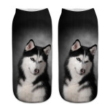 3D Pug Dog Print Socks