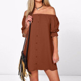 Off Shoulder Mini Party Dress