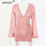 Articat Chiffon Summer Dress Women