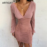 Articat Chiffon Summer Dress Women