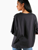 "Beyond" distressed v neck tshirt