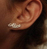 Custom Name Earrings