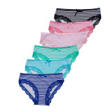 6 Pcs/lot Women Panties Cotton Underwear Sexy Lace Briefs set Ladies Girls Intimates Lingerie for Women Dropshipping FUNCILAC