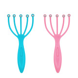 Best Selling Head Massager Five Finger Ball Plastic Scalp Massager Relieve Pressure Itch Massager For Head Rake Head Skin