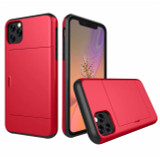 For iPhone Case Slide Armor Wallet Card Slots Holder