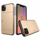 For iPhone Case Slide Armor Wallet Card Slots Holder