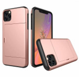 For iPhone Case Slide Armor Wallet Card Slots Holder