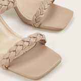 Quilted Square Toe Sandals