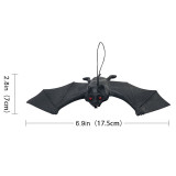 OurWarm Halloween Decor Props Black Lace Spiderweb Curtain Tablecloth Fireplace Bats Mantle Scarf Trick Or Treat Banner Cosplay