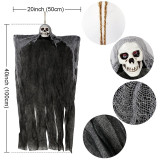 OurWarm Halloween Decor Props Black Lace Spiderweb Curtain Tablecloth Fireplace Bats Mantle Scarf Trick Or Treat Banner Cosplay