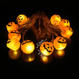 1.5m 10 Led Halloween Led Light  Pumpkin Ghost Skeletons Bat Spider String Festival Bar Home Party Decor Halloween Ornament