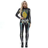 8Style Halloween Cosplay Costumes for Women Adult Scary Skeleton Bodysuit Print Long Sleeve Carnival Party Ghost Skull Dress 8Style Halloween Cosplay Costumes for Women Adult Scary Skeleton Bodysuit Print Long Sleeve Carnival Party Ghost Skull Dress