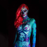 Scary Cosplay Costume for Women Halloween Carnival Party Gothic Devil Witch Zombie Zentai Bodysuit Sexy Jumpsuit Day of The Dead Scary Cosplay Costume for Women Halloween Carnival Party Gothic Devil Witch Zombie Zentai Bodysuit Sexy Jumpsuit Day of The Dead