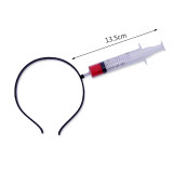 Horror Headband Halloween Decoration Scary Knife Halloween Accessories Props Halloween Party Supplies Event Party Decor