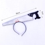 Horror Headband Halloween Decoration Scary Knife Halloween Accessories Props Halloween Party Supplies Event Party Decor